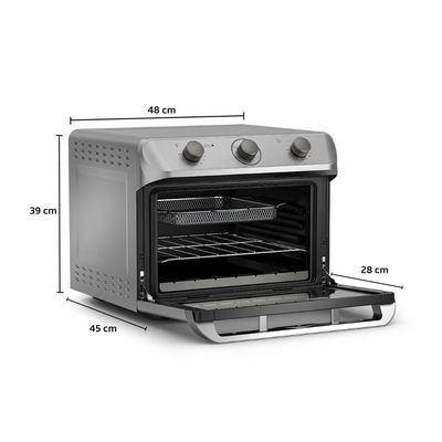 Air Forno Elétrico Mueller 35 Litros Prata Função Fryer 127V 110V