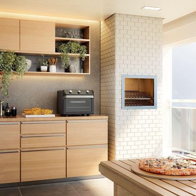 Air Forno Elétrico Mueller 35 Litros Preto Função Fryer 220V 220V