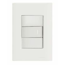 Conjunto 4x2 com 1 Interruptor Paralelo 10 A 250 V Tramontina Giz Branco