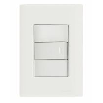 Conjunto 4x2 com 1 Interruptor Paralelo 10 A 250 V Tramontina Giz Branco