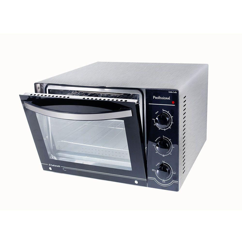 Forno 45l Safanelli Preto - Elétrico - Lady - 110v