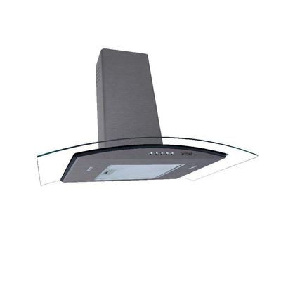 Coifa Fogatti De Parede Clean Vidro Curvo Kromanox 70cm 220v 220V