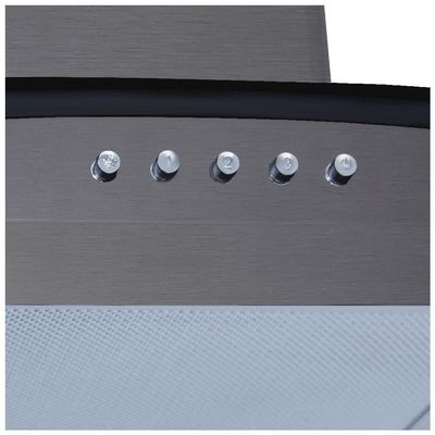 Coifa Fogatti De Parede Clean Vidro Curvo Kromanox 60cm 110v 110V