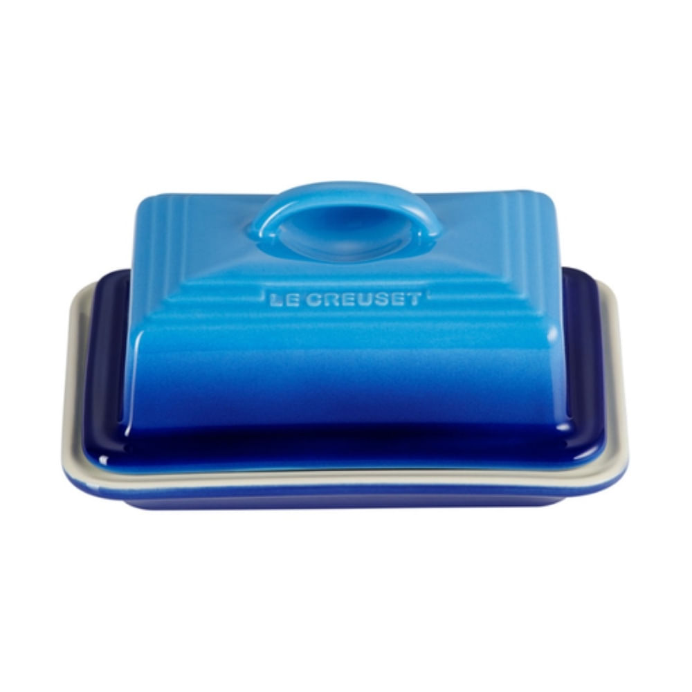 MANTEIGUEIRA ESTILO EUROPEU 17,5CM LE CREUSET EM CERÂMICA AZURE BLUE 70837172200000