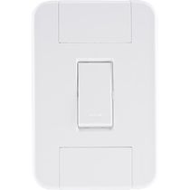 Conjunto 4x2 com 1 Interruptor Simples 10 A 250 V Tramontina Tablet Branco