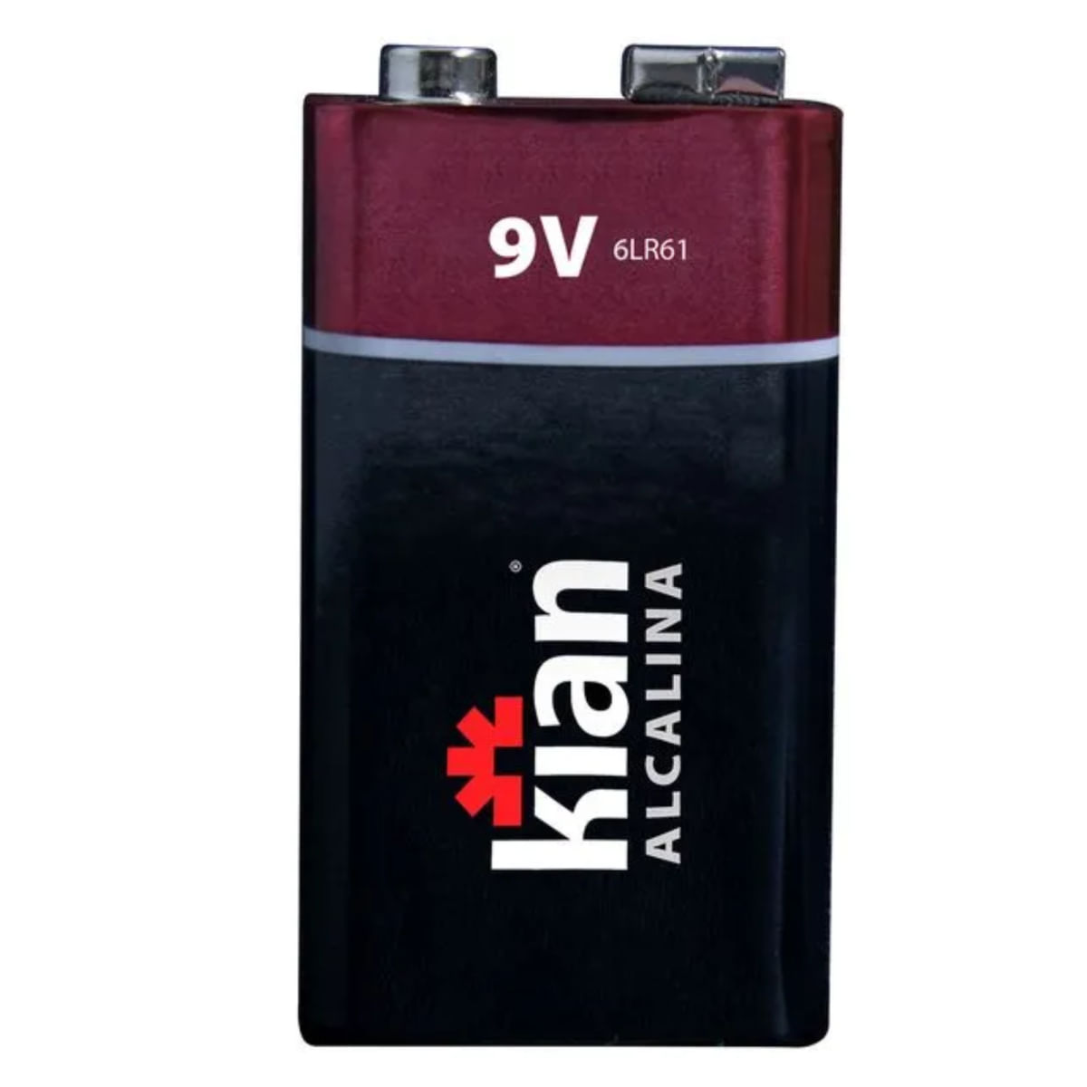Bateria Alcalina 9V - Blister com 1 Unidade - Kian