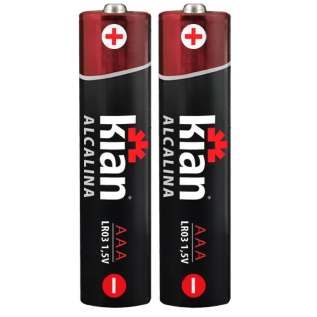 Pilha Alcalina AAA 1,5V Blister com 2 Unidades - Kian