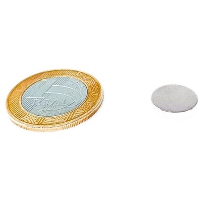 Kit Com 10 ímãs De Neodímio 12x3mm Disco Super Forte