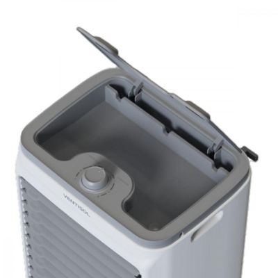 Climatizador De Ar Frio Portátil 16 Litros Clin16 Ventisol Branco Com Cinza 220V