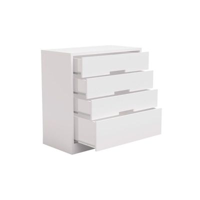 Guarda Roupa 2 Peças (1GuardaRoupa+1Cômoda) QC111 Branco (QC12) - Kappesberg
