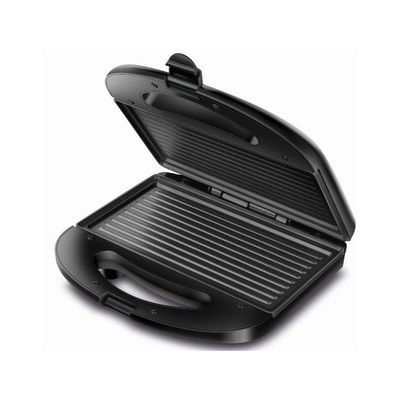 Sanduicheira Grill Sn01 Pratic 2 Em 1 750w De Potência Mondial Preto 220v 220V