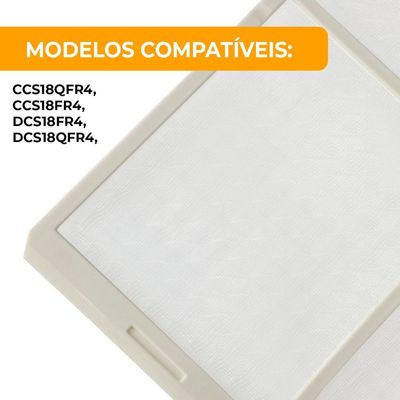 Filtro De Ar Evaporadora Ccs Dcs 18.000 Btus Agratto Original