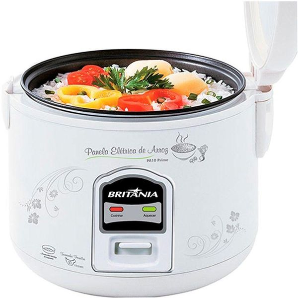 Panela Elétrica De Arroz Pa10 Britânia Branco 110v 110V
