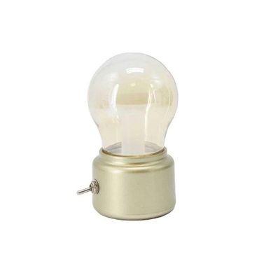 Luminária Lâmpada Decorativa Recarregável Via Usb Dourado