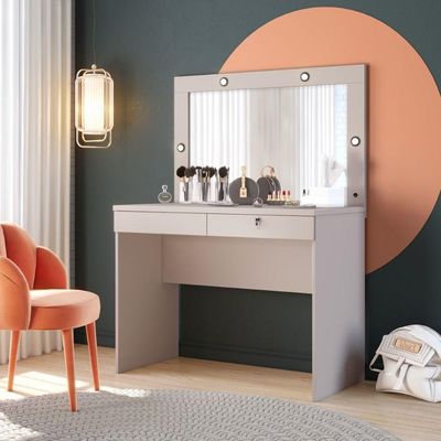 Camarim Capricho Com Espelho E Iluminação Jcm Moveis