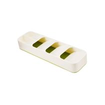 Porta Talher Organizador De Gavetas 5 Divisórias 1 Un Branco
