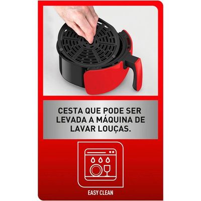 Fritadeira Easy Fry Ey1225b 3,2 Litros Arno Vermelho 110v 110V