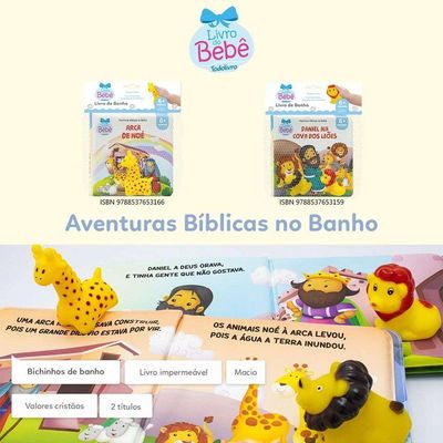 Livro De Banho Com Bichinhos Daniel Na Cova Dos Leões