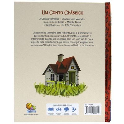 Livro Capa Dura Chapeuzinho Vermelho