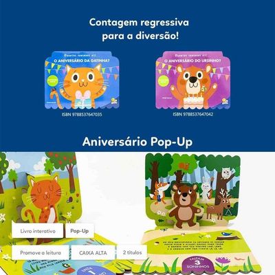 Livro Pop-up O Aniversário Do Ursinho