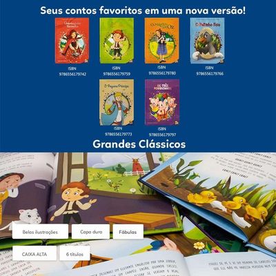 Livro Capa Dura Grandes Clássicos O Patinho Feio