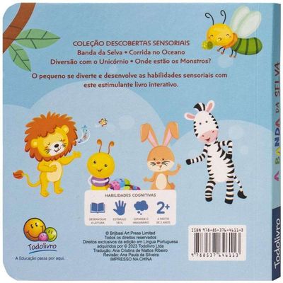 Livro Banda Da Selva Descobertas Sensoriais