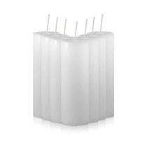 Kit 7 Velas Votivas 7 Dias Branca 250g 100% Parafina