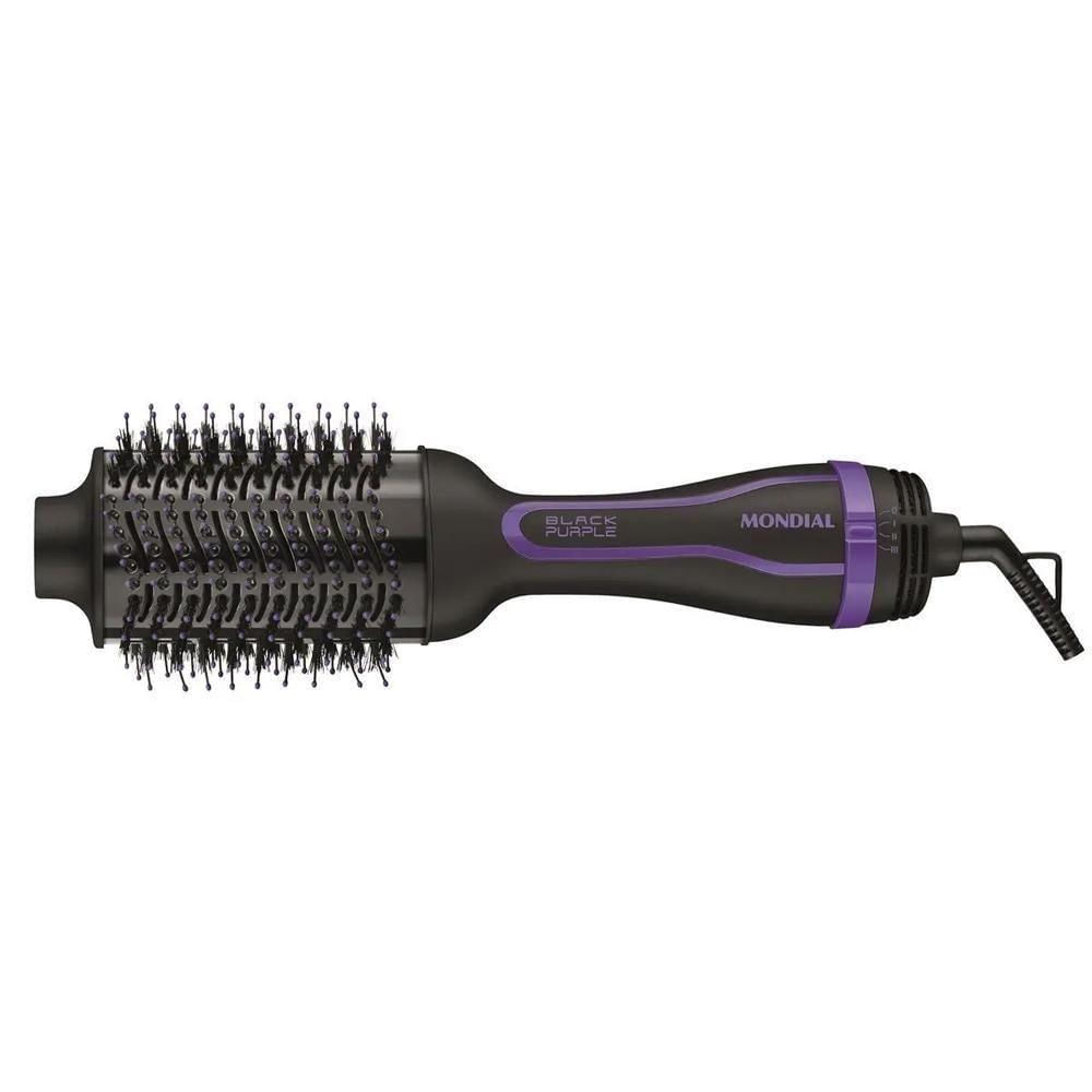 Escova Secadora Tourmaline Íon 1200W ES-08 Preta Mondial 220V