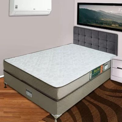 Conjunto Cama Box E Colchão King Becflex Gold