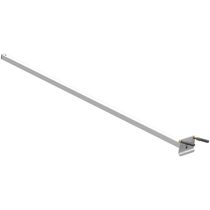 Suporte Refletor Parede Braço Inclinado 100 Cm - Branco