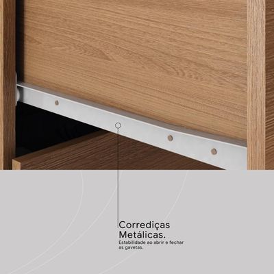 Guarda Roupa Solteiro 6 Portas E 2 Gavetas Ecom Ii Amêndola Touch Amêndola Touch