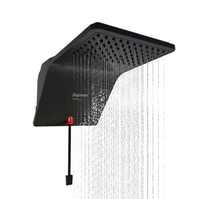 Ducha Chuveiro Eletrônica Com Led Ducali Zagonel - Preta Voltagem:220v 220v