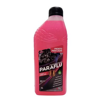 Kit 5l Paraflu Pronto Para Uso Orgânico Coloração Rosa 1l