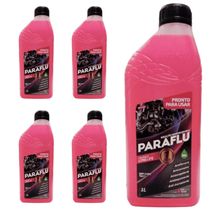 17358347313604 Kit 5l Paraflu Pronto Para Uso Orgânico Coloração Rosa 1l