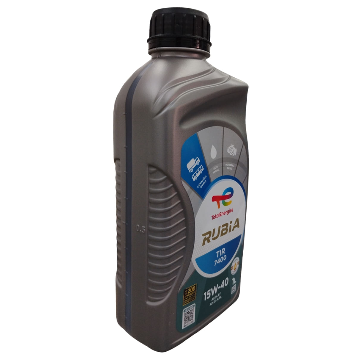 Óleo para Motor à Diesel Mineral Premium Total Rubia TIR 7400 15w40 Acea E7 - API CI-4/SL