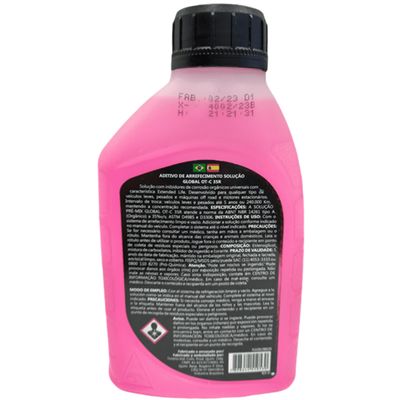Aditivo Radiador Global Pronto Para Uso Rosa 500ml