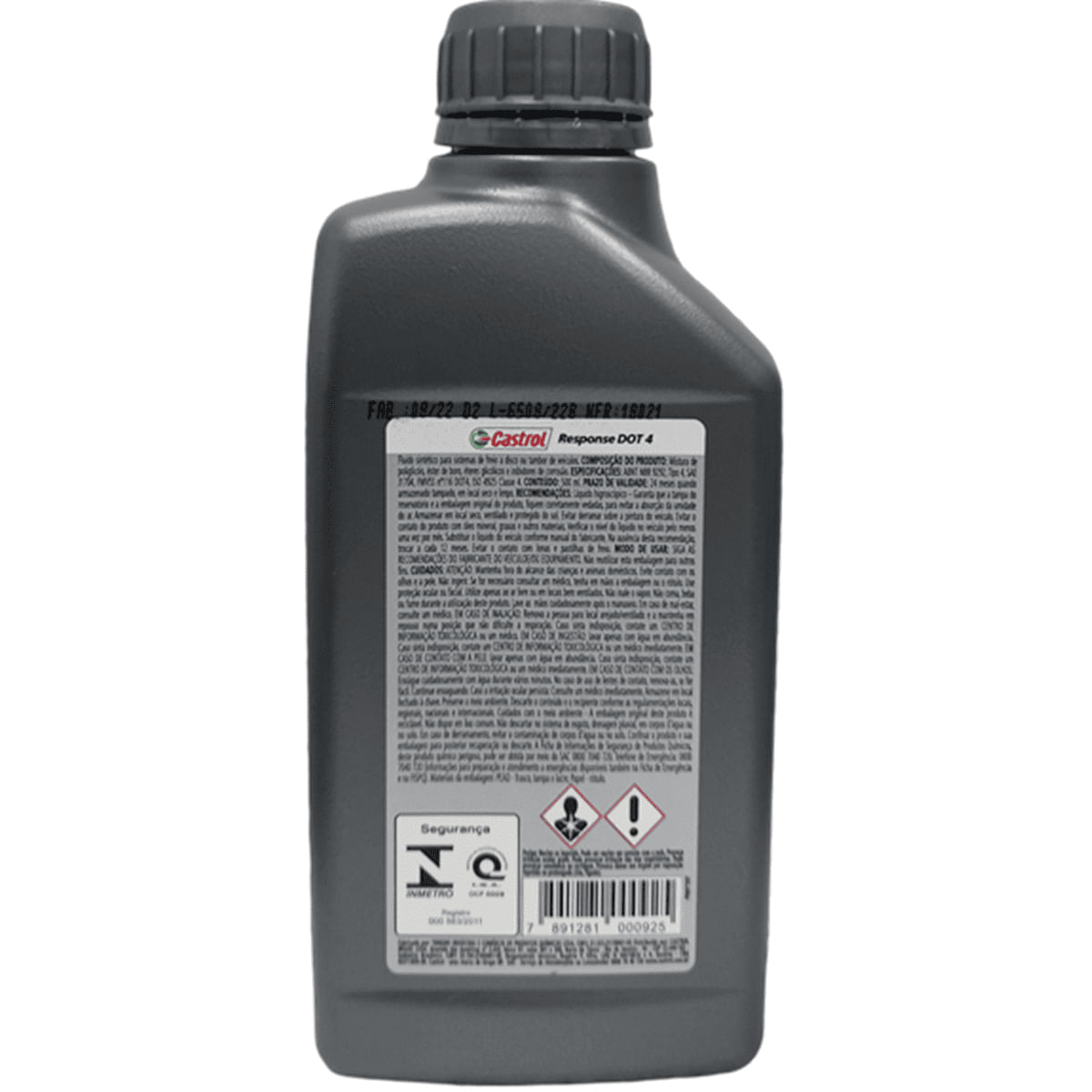 Fluído de Freio Response DOT 4 Série Protector Castrol