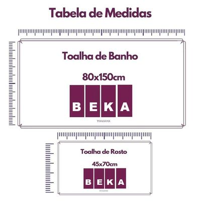 Jogo De Toalhas Luxury Soft Beka 360 G m² 2 Banho + 2 Rosto Luxo Branco