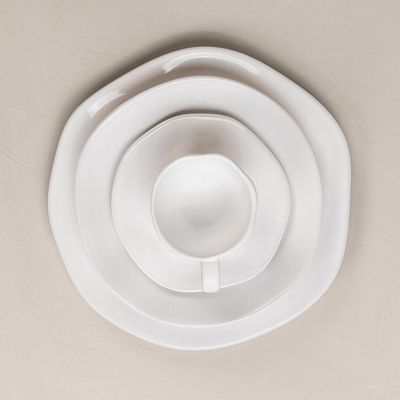 Jogo De Jantar 30 Peças Ryo Chá White Porcelana Oxford