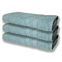 3 Toalhas Super Felpudas Grande E Grossa Algodão 80x150 Itália Soft Beka Verde Verde