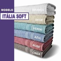 3 Toalhas Super Felpudas Grande E Grossa Algodão 80x150 Itália Soft Beka Verde Verde