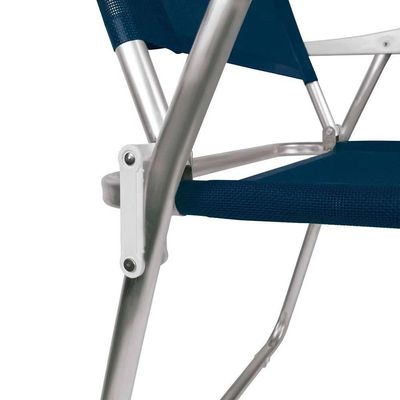 Cadeira Master Plus Aluminio Azul - Mor