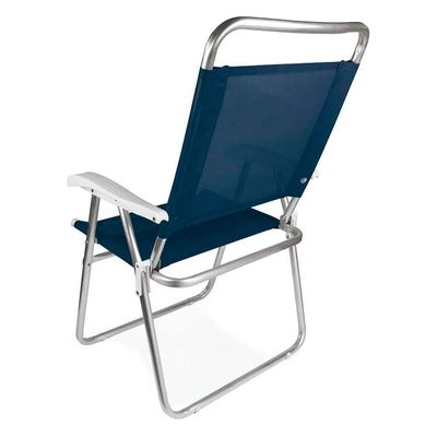Cadeira Master Plus Aluminio Azul - Mor