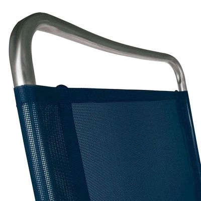Cadeira Master Plus Aluminio Azul - Mor