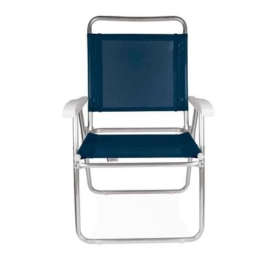 Cadeira Master Plus Aluminio Azul - Mor