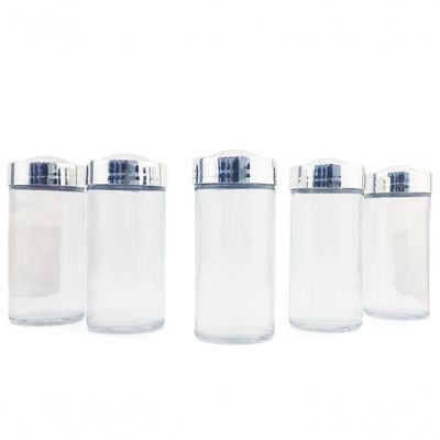 Kit Porta Condimento Com Suporte Vertical 10 Potes De Vidro
