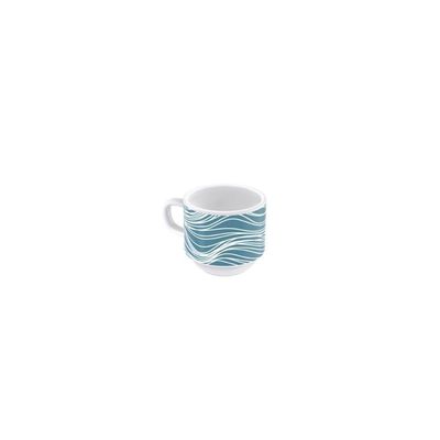 Xícara Café Tramontina Clarice Em Porcelana Decorada 100 Ml