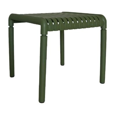 Mesa Lateral E De Apoio Quadrada Área Externa Outdoor Gávea Rivatti Polipropileno Verde Proteção Uv