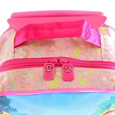 Kit Mochila Infantil Escolar Com 3 Peças Princesas