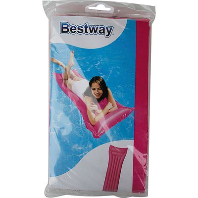 Colchão Bronzeador Inflável Colorido Solteiro Bestway 44007 Sortido